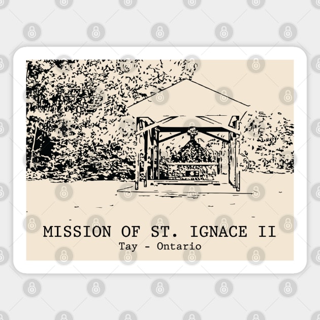 Mission of St. Ignace II - Tay ON Magnet by Lakeric
